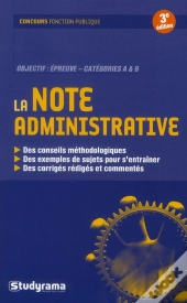 La Note Administrative (3e Édition)