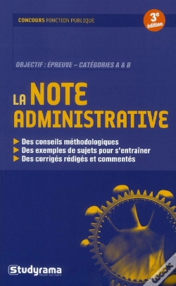 Capa do artigo La Note Administrative (3e Édition)