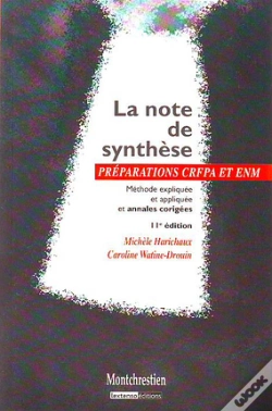 Capa do artigo La Note De Synthèse (11e Édition)