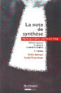 La Note De Synthèse (11e Édition) - Preview