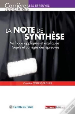 Capa do artigo La Note De Synthèse (12e Édition)