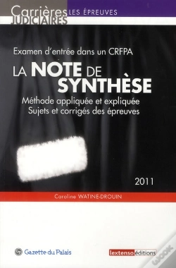 Capa do artigo La Note De Synthese, 13eme Edition