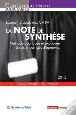 Capa do artigo La Note De Synthese, 2eme Edition