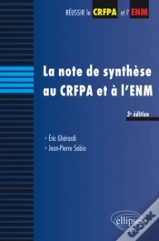 Capa do artigo La Note De Synthese Au Crfpa & A L