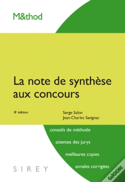 Capa do artigo La Note De Synthèse Aux Concours. 8e Éd.