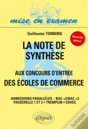 Capa do artigo La Note De Synthèse Aux Concours D