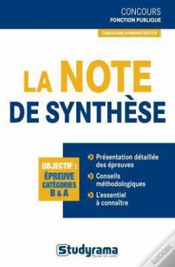 Capa do artigo La Note De Synthese (Cat A Et B)
