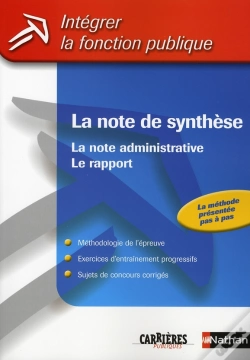Capa do artigo La Note De Synthèse (Édition 2006)