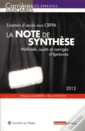 Capa do artigo La Note De Synthese