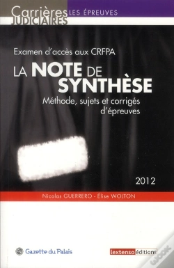 Capa do artigo La Note De Synthese
