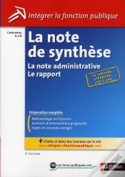 Capa do artigo La Note De Synthese (Integrer La Fonction Publique) Categories A Et B - N26 2011