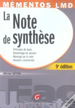 Capa do artigo La Note De Synthèse