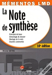 Capa do artigo La Note De Synthèse