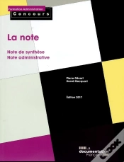 Capa do artigo La Note ; Note De Synthese, Note Administrative