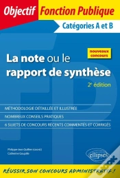 Capa do artigo La Note Ou Le Rapport De Synthese 2eme Edition
