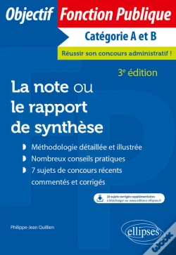Capa do artigo La Note Ou Le Rapport De Synthèse