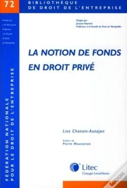 Capa do artigo La Notion De Fonds En Droit Prive N°72
