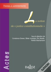 Capa do artigo La Notion De "Justice Constitutionnelle"