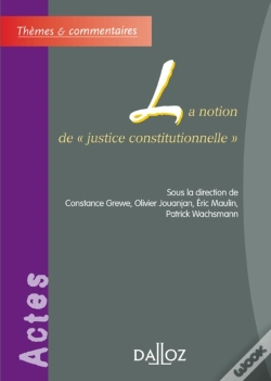 Capa do artigo La Notion De "Justice Constitutionnelle"