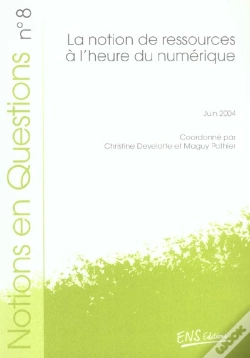 Capa do artigo La Notion De Ressources A L'Heure Du Numerique