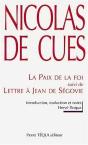La Paix De La Foi : Suivi De : Lettre À Jean De Ségovie - Preview