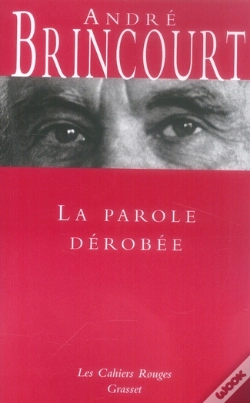 Capa do artigo La Parole Dérobée