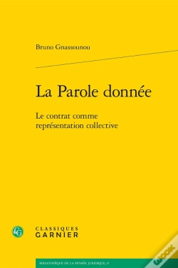 Capa do artigo La Parole Donnée ; Le Contrat Comme Représentation Collective