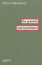 La Parole Universitaire - Preview