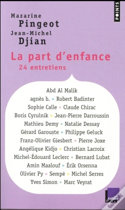 Capa do artigo La Part D'Enfance ; 24 Entretiens