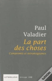 Capa do artigo La Part Des Choses ; Compromis Et Intransigeance