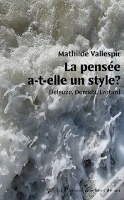 Capa do artigo La Pensée A-T-Elle Un Style ? Deleuze, Derrida, Lyotard