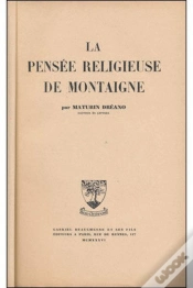 Capa do artigo La Pensée Religieuse De Montaigne