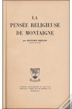 Capa do artigo La Pensée Religieuse De Montaigne