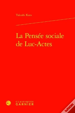 Capa do artigo La Pensée Sociale De Luc-Actes