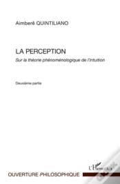 Capa do artigo La Perception Sur La Théorie Phénoménologique De L