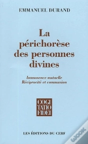Capa do artigo La Perichorese Des Personnes Divines
