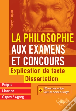 Capa do artigo La Philosophie Aux Examens Et Concours. Explication De Texte Et Dissertation.