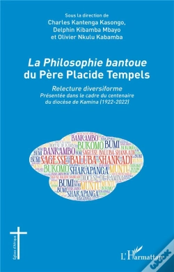 Capa do artigo La Philosophie Bantoue Du Père Placide Tempels ; Relecture Diversiforme