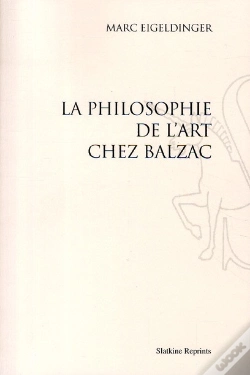 Capa do artigo La Philosophie De L'Art Chez Balzac (1957)