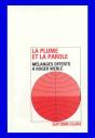 La Plume Et La Parole ; Mélanges Offerts À Roger Merle - Preview