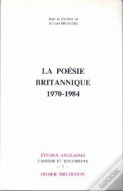 Capa do artigo La Poésie Britannique (1970-1984)