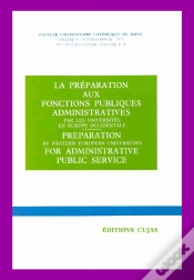 Capa do artigo La Préparation Aux Fonctions Publiques Administratives Par Les Universités En Europe Occidentale