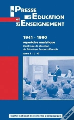 Capa do artigo La Presse D'Éducation Et D'Enseignement 1941-1990 Répertoire Analytique L-Q