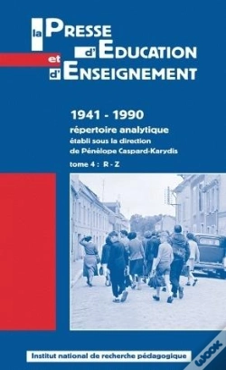Capa do artigo La Presse D'Éducation Et D'Enseignement 1941-1990 Répertoire Analytique R-Z