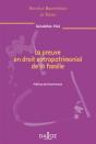 La Preuve En Droit Extrapatrimonial De La Famille - Preview