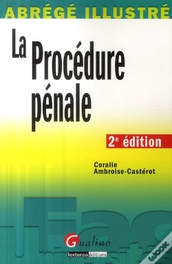 Capa do artigo La Procédure Pénale (2e Édition)
