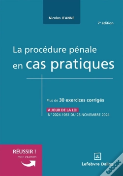 Capa do artigo La Procédure Pénale En Cas Pratiques (7e Édition)