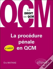 Capa do artigo La Procédure Pénale En Qcm - 2e Édition