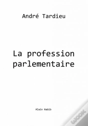 Capa do artigo La Profession Parlementaire