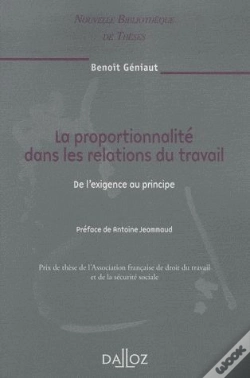 Capa do artigo La Proportionnalité Dans Les Relations Du Travail - Volume 86 De L'Exigence Au Principe